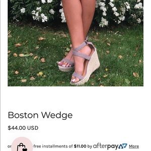 Wedge shoes 8.5 runs large- fits as 9.5!!!